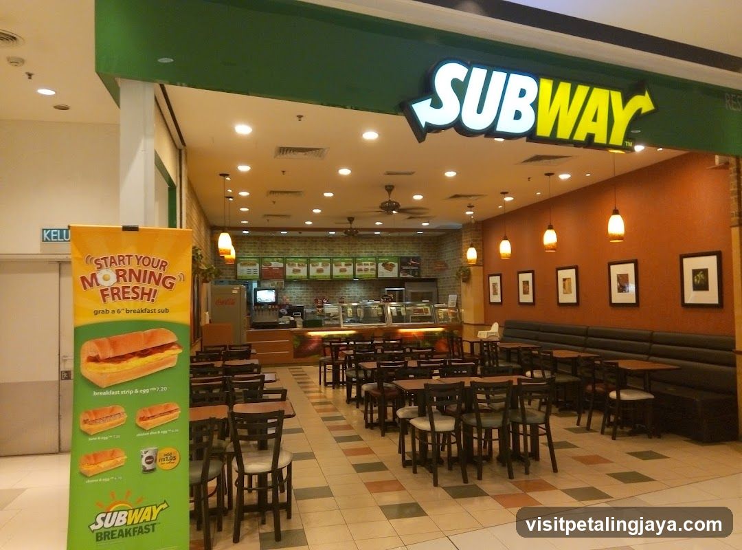 Subway Restaurant Interior