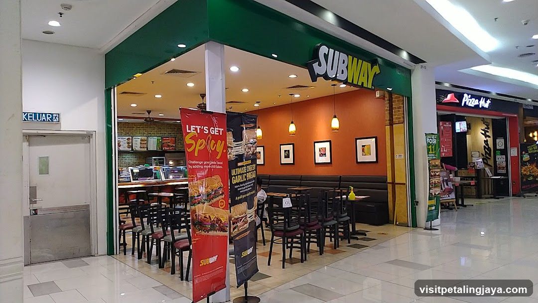 Subway Store Interior and Exterior View