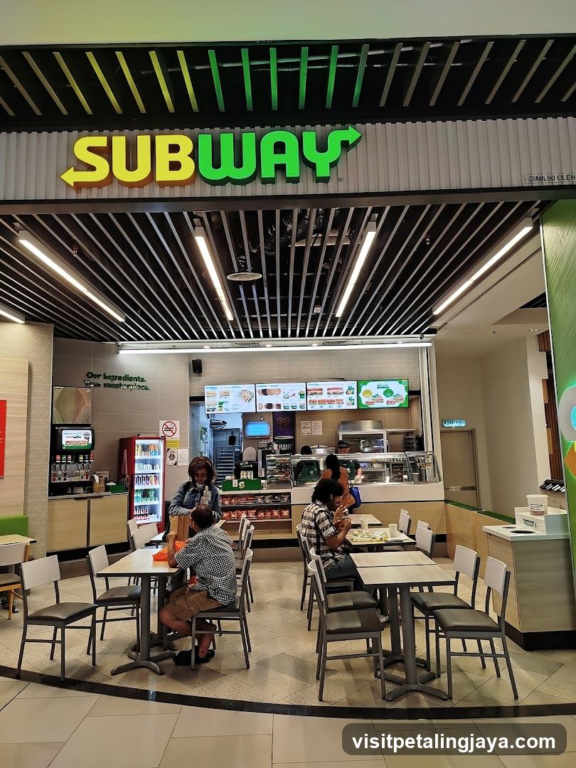 Subway Restaurant Interior