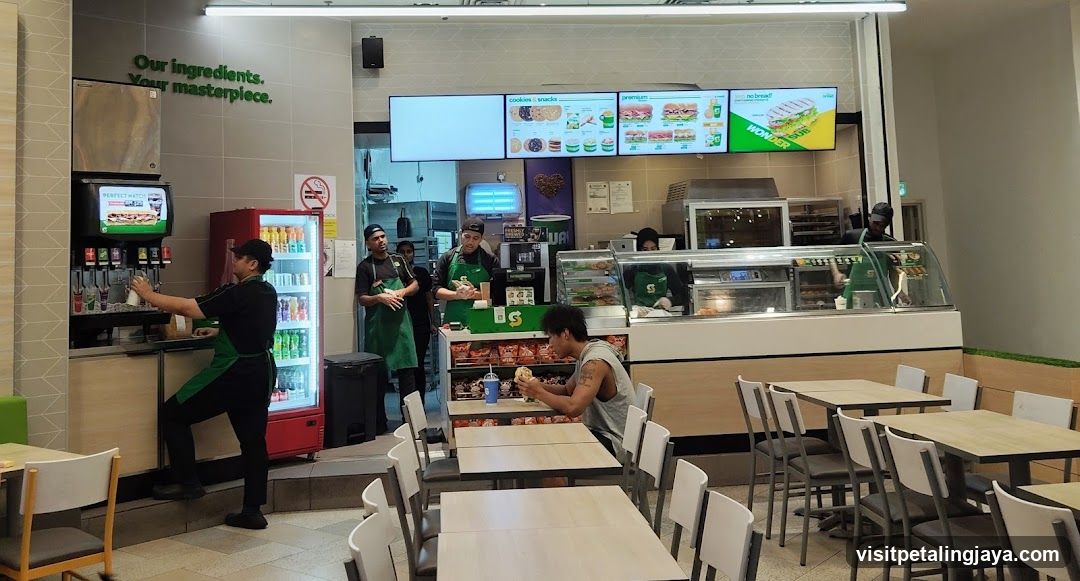 Subway Restaurant Interior