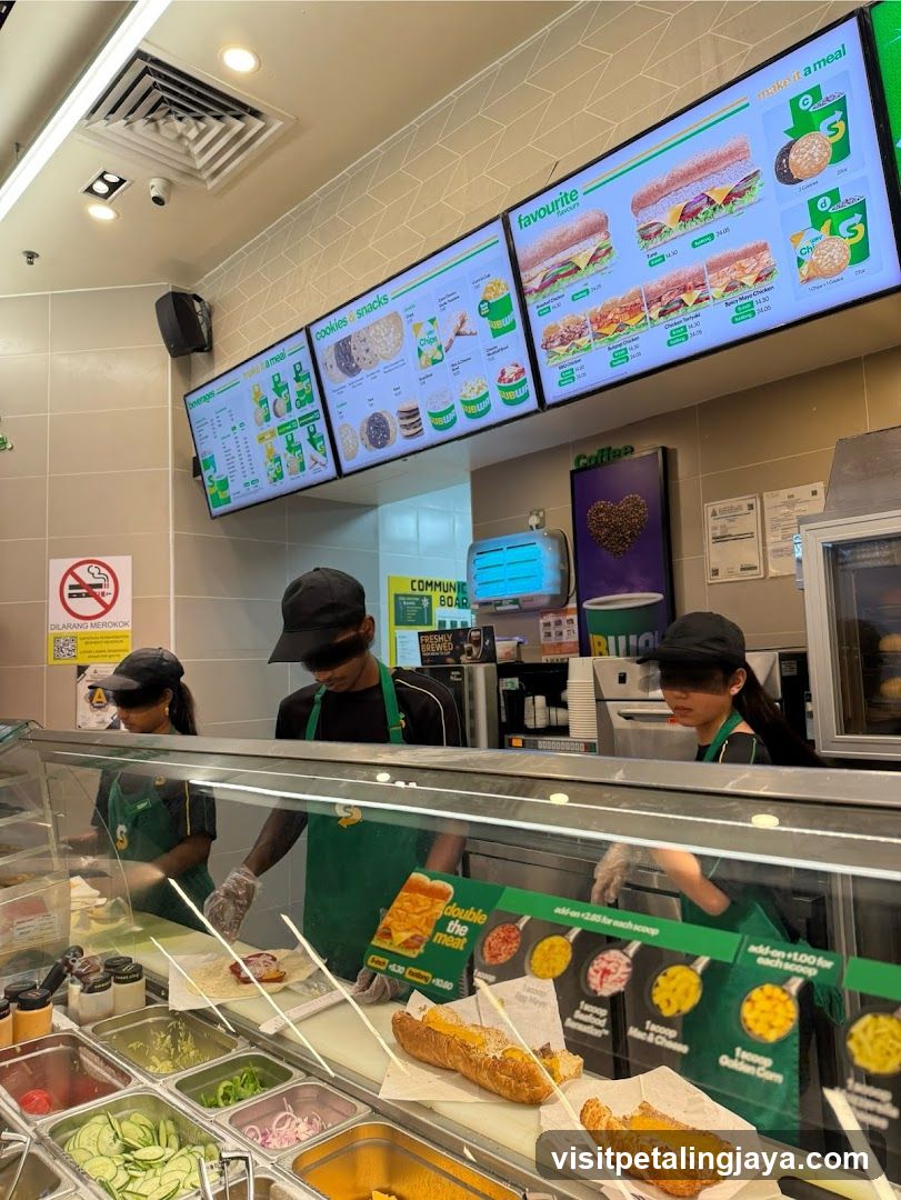 Subway Sandwich Counter Interior