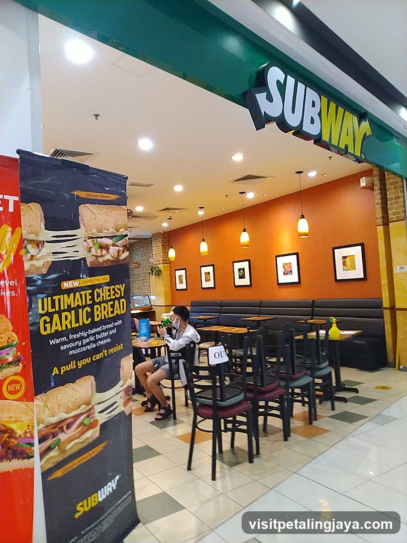 Subway Restaurant Interior