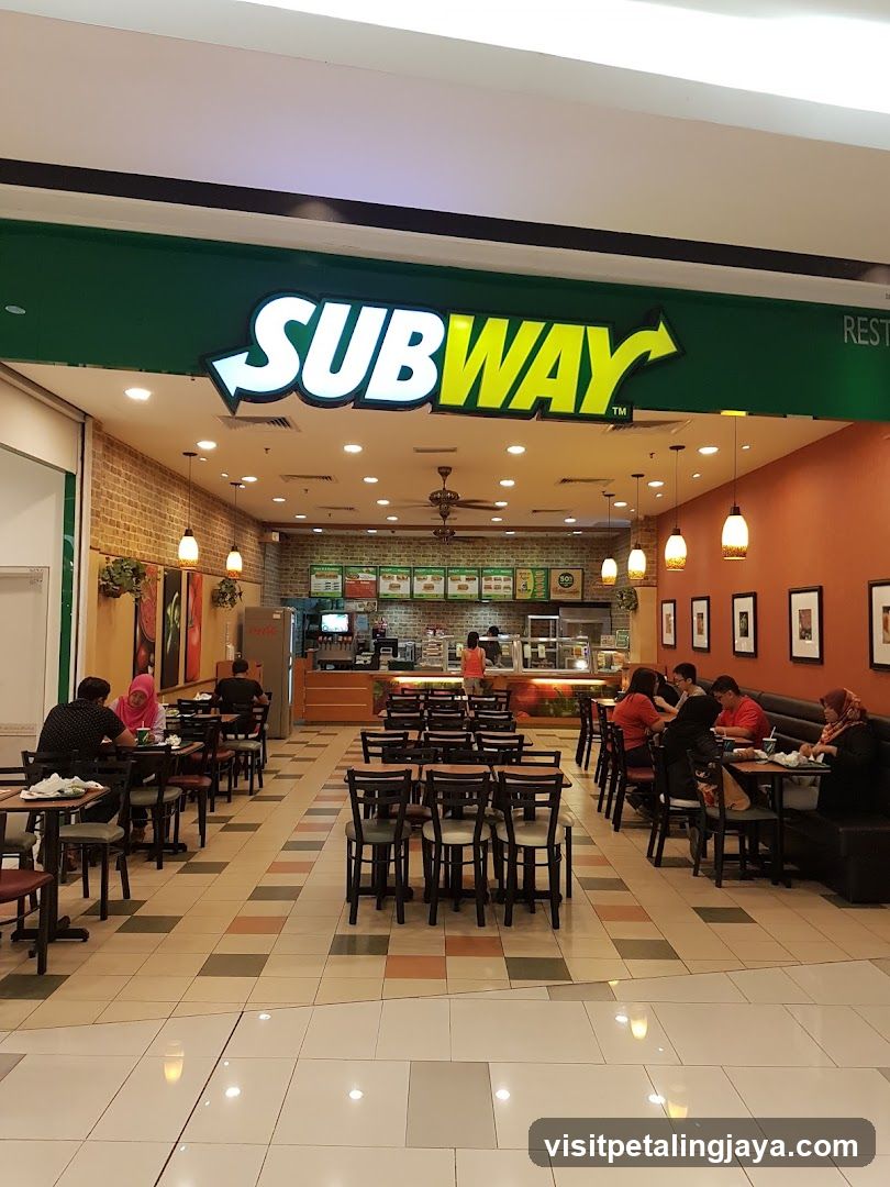 Subway Restaurant Interior
