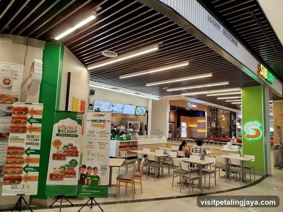 Subway Food Court Interior
