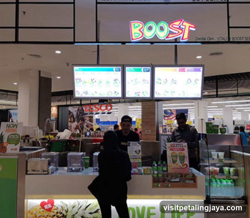 Boost Juice Store Interior