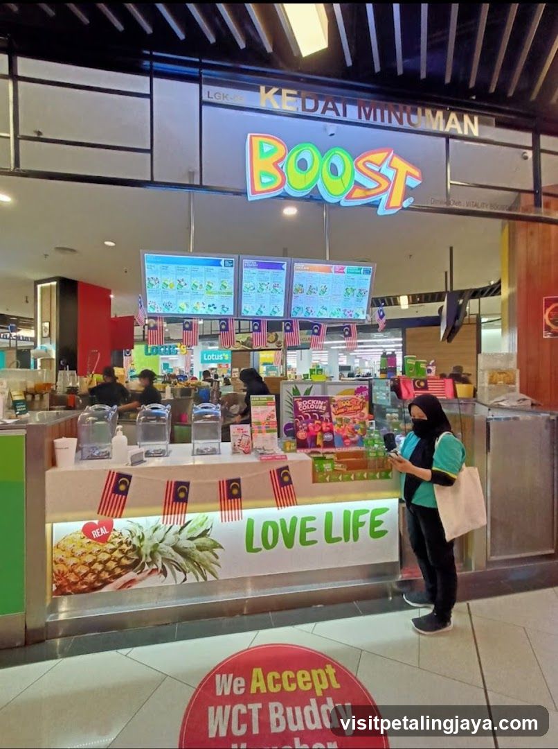 Boost Drink Shop Interior