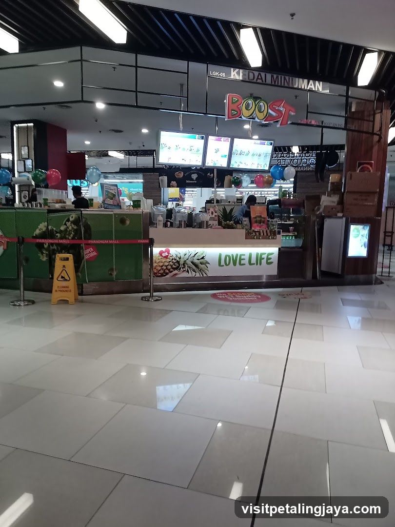Beverage Kiosk Interior