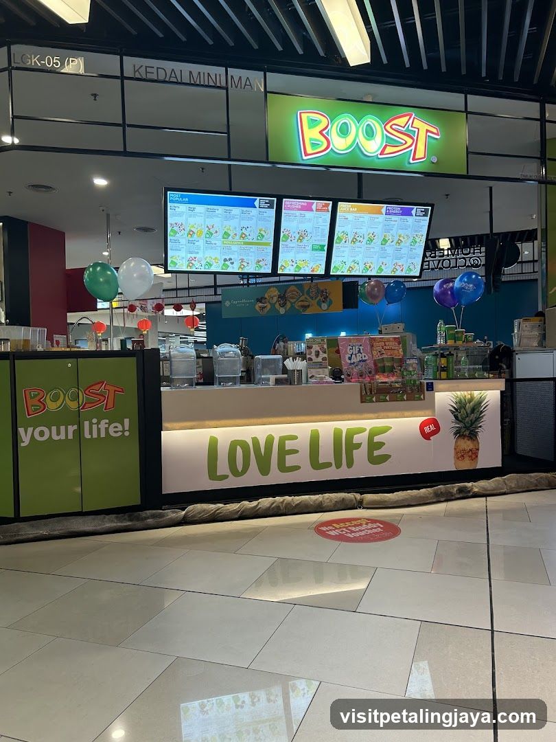 Boost Juice Store Interior