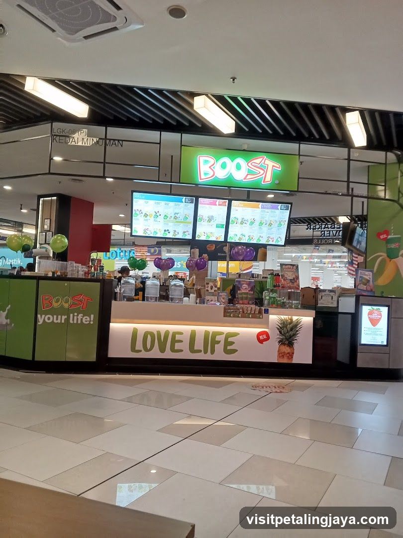 Boost Juice Store Interior