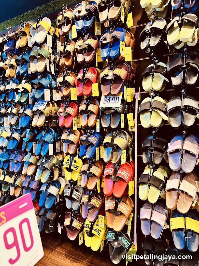 Slippers Display Wall