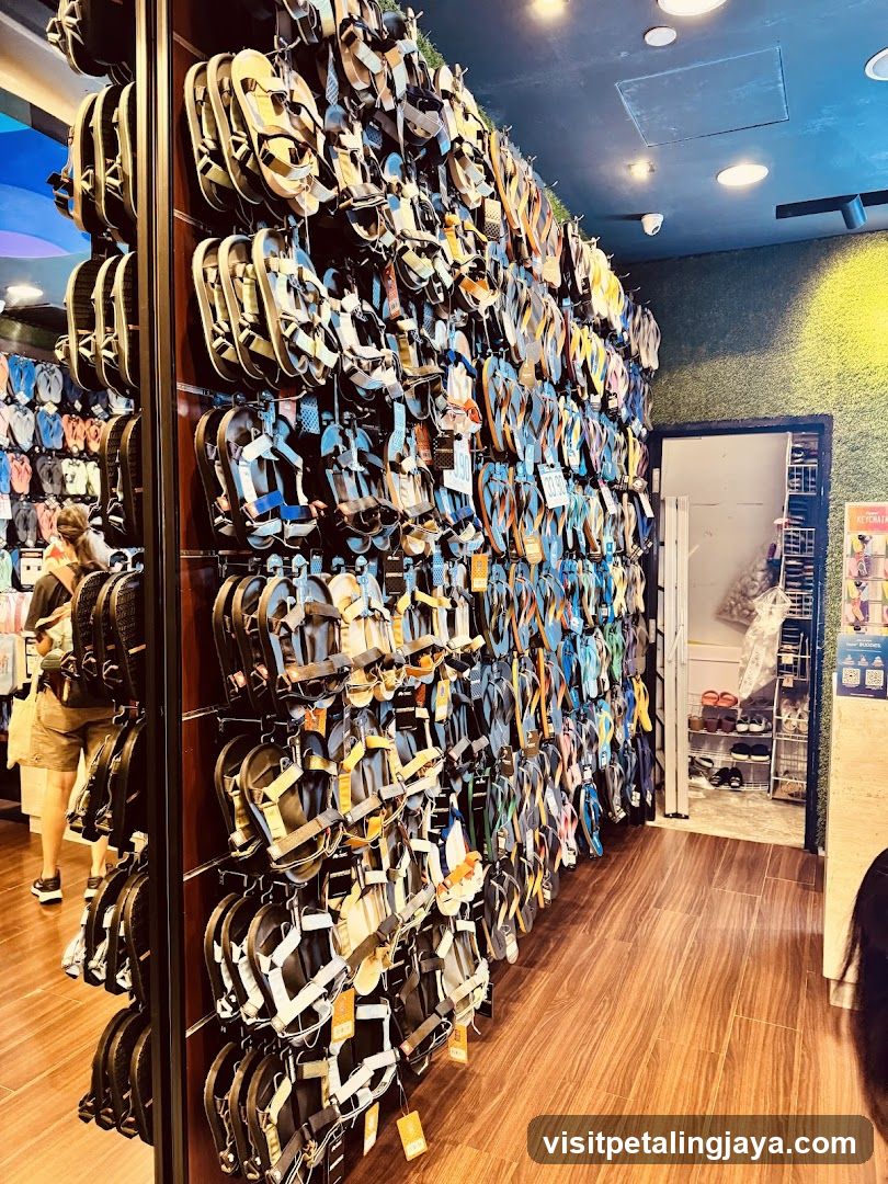 Sandals Display Store Interior