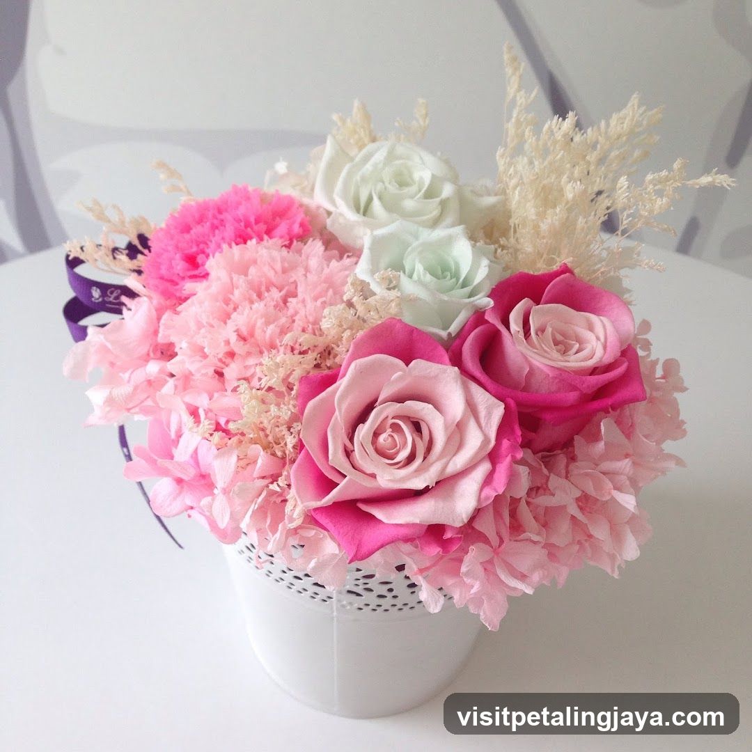 Pink and White Flower Arrangement