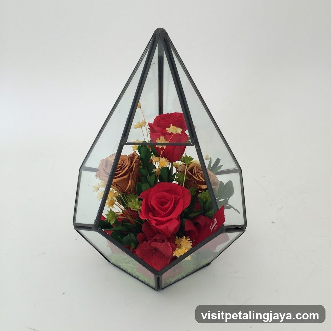 Geometric Flower Terrarium