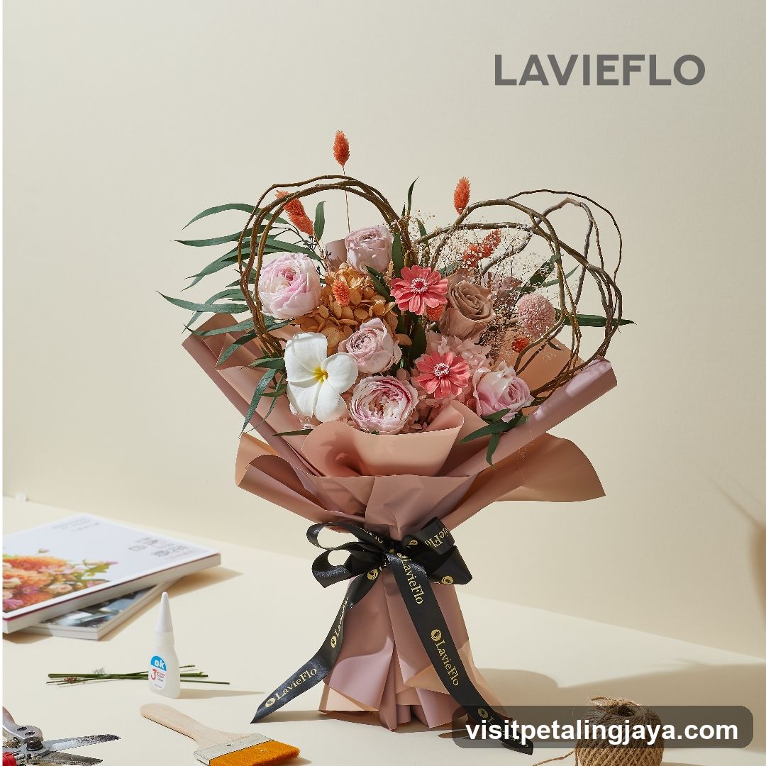 Lavieflo Flower Bouquet Display