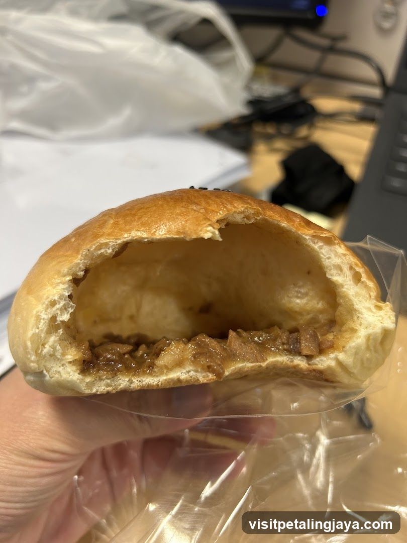 Eaten Pastry with Filling