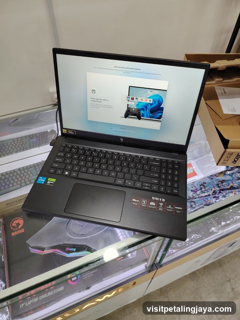 Laptop Display in Store