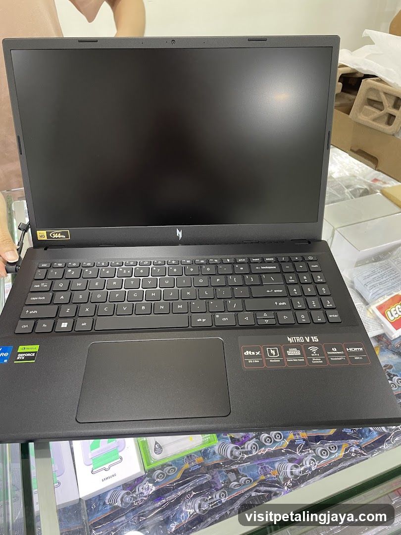 Laptop Display on Counter