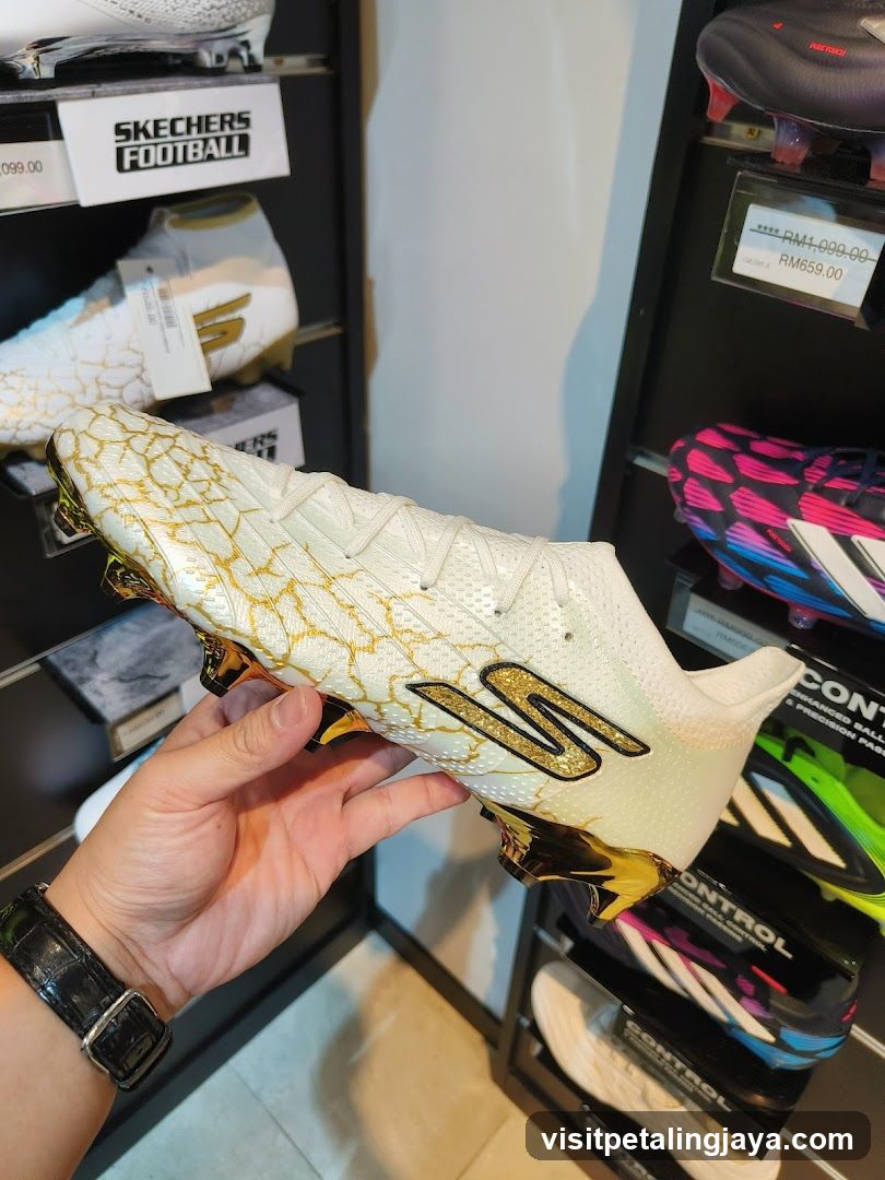 Skechers Football Cleats Display