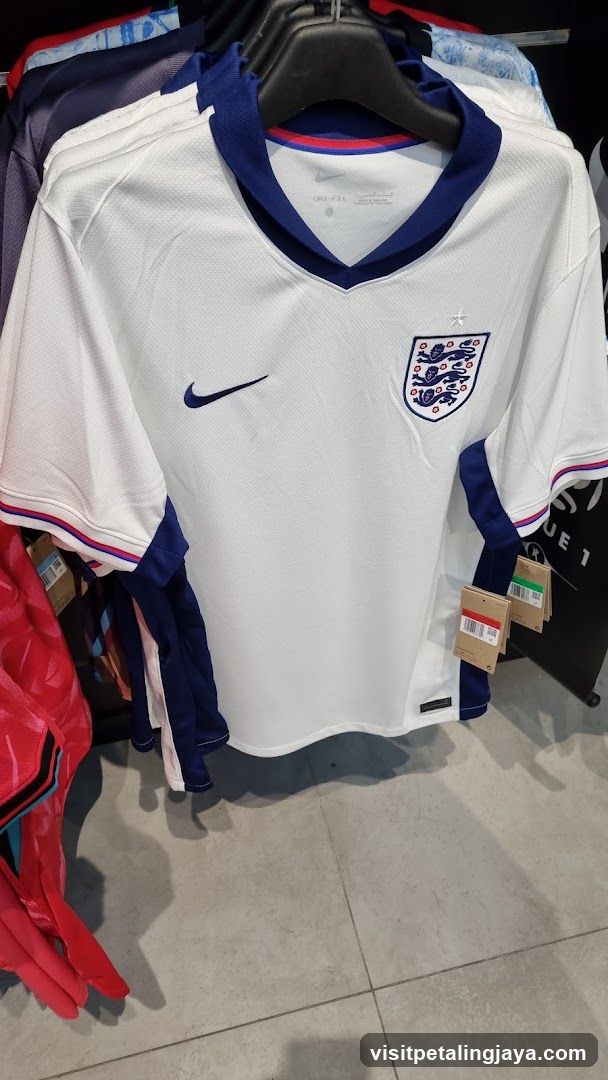 England National Team Jersey Display