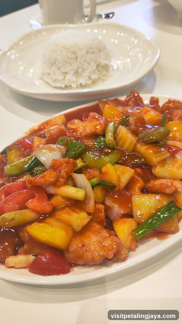 Cantonese-style Sweet and Sour Pork with Pineapple