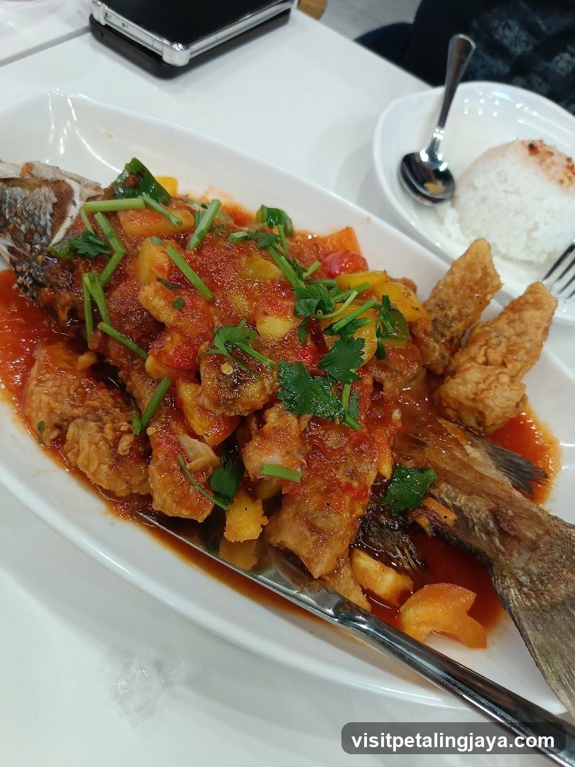 Spicy Fish Dish with Rice