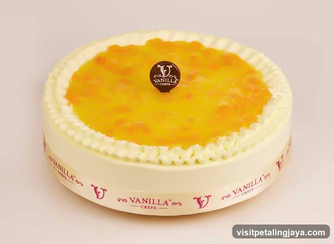 Vanilla Crepe Dessert Cake