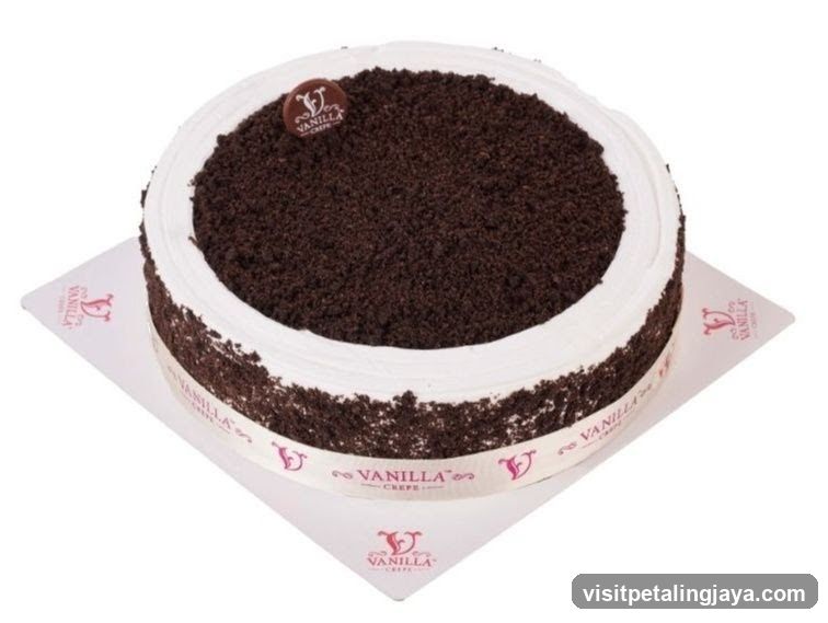 Chocolate Cake with Vanilla Branding