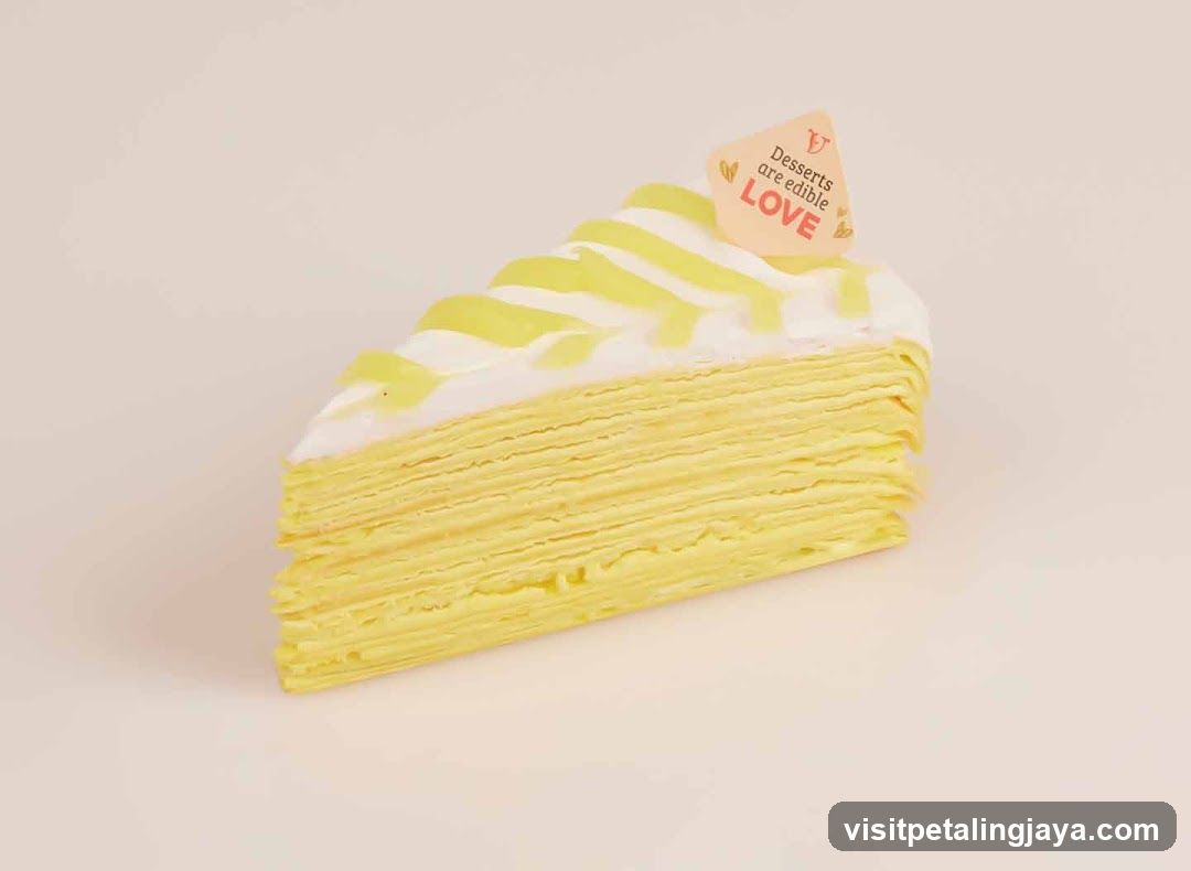 Yellow Layer Cake Slice