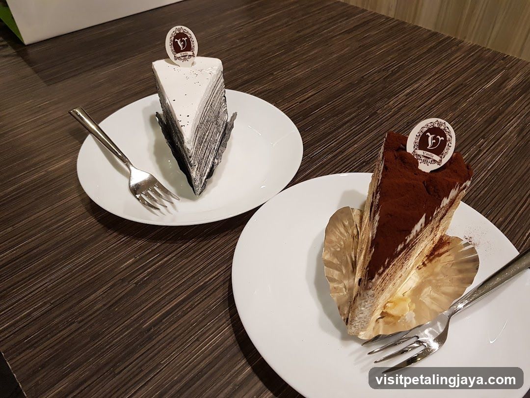 Cake Slices on Table