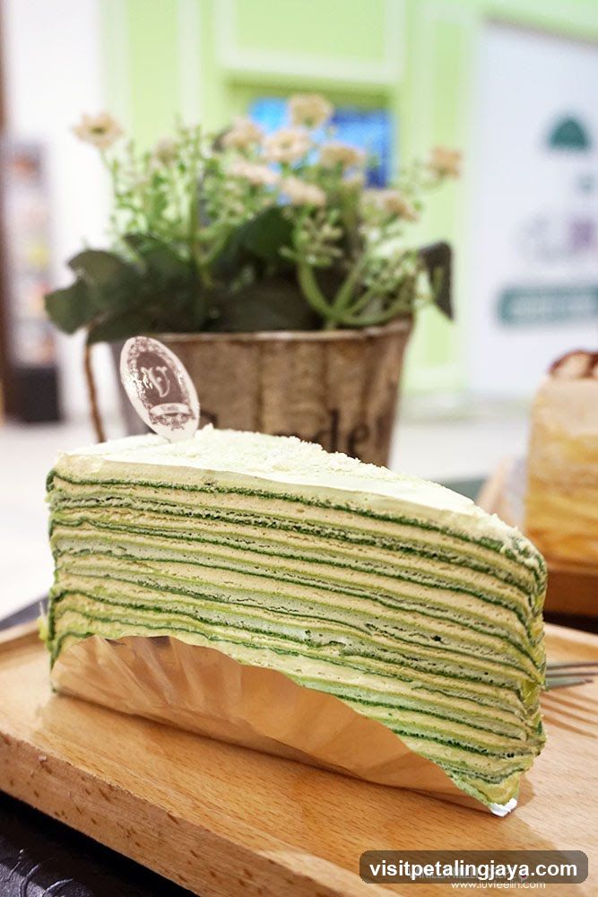 Matcha Mille Crepe Cake