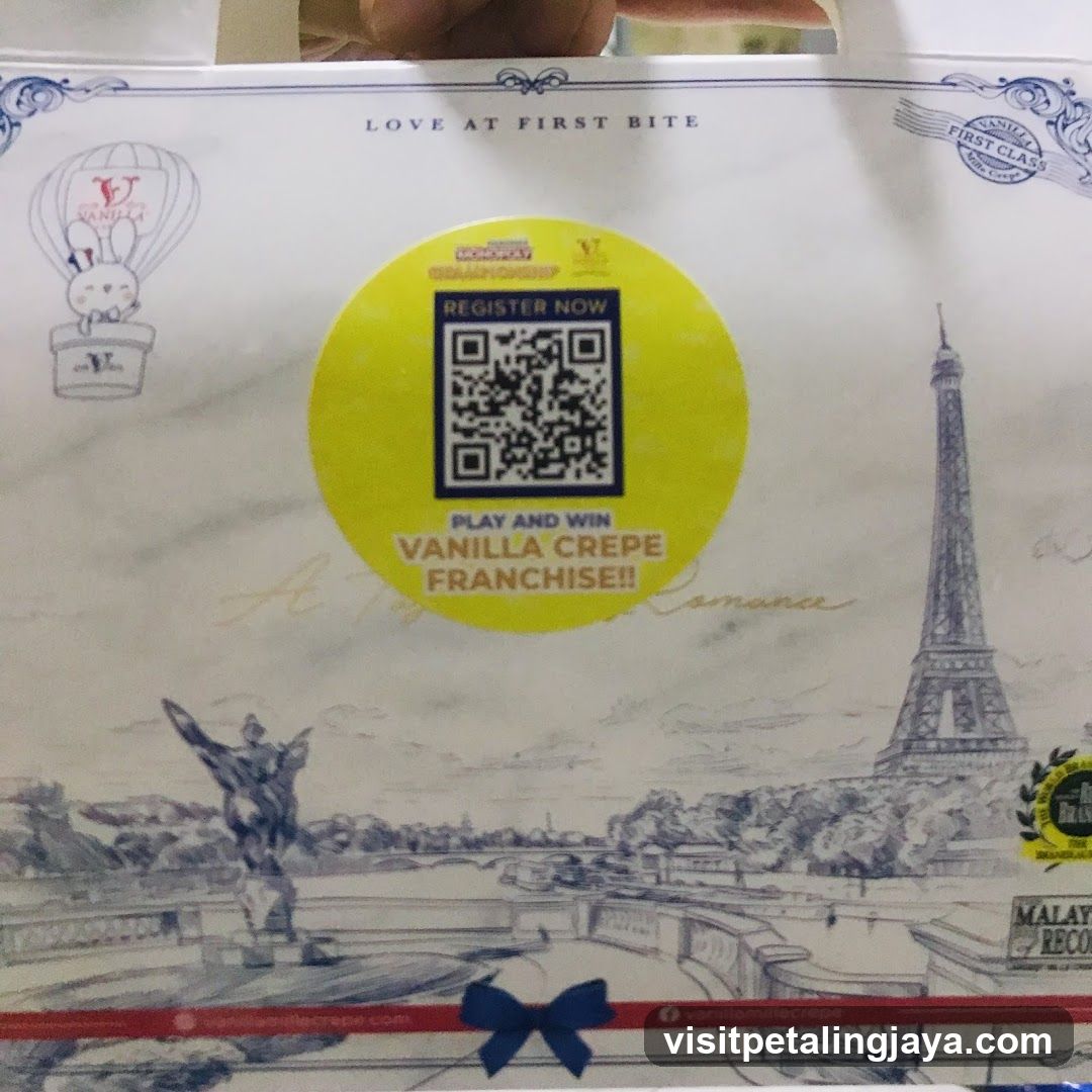 Vanilla Crepe Franchise Registration Flyer