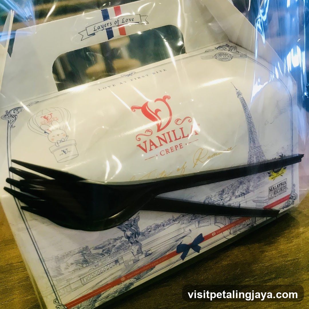 Vanilla Crepe Packaging