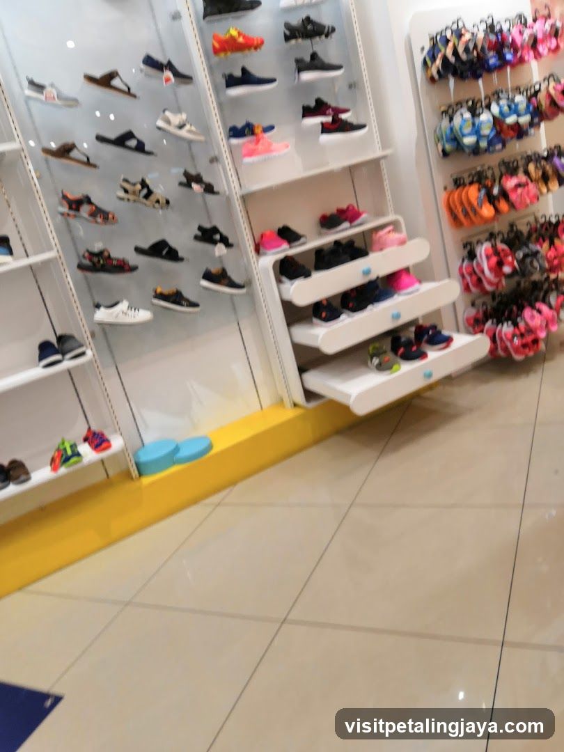 Shoe Store Interior Display