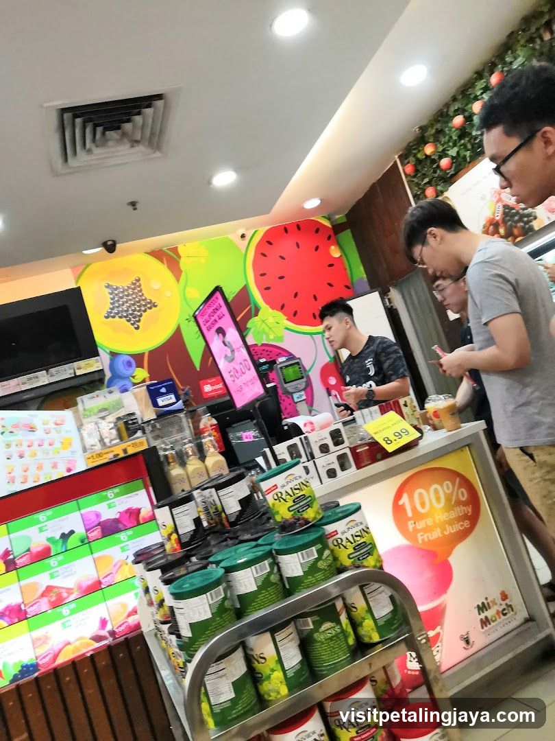 Fruit Juice Shop Interior