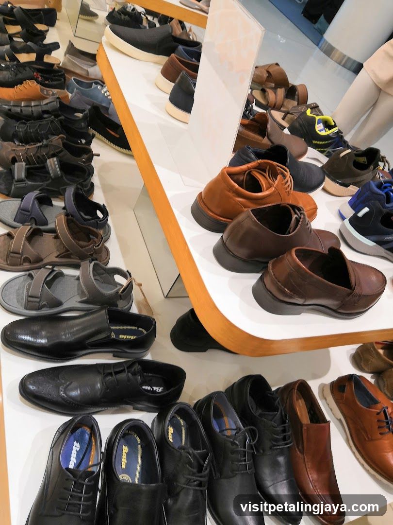 Shoe Display in Store