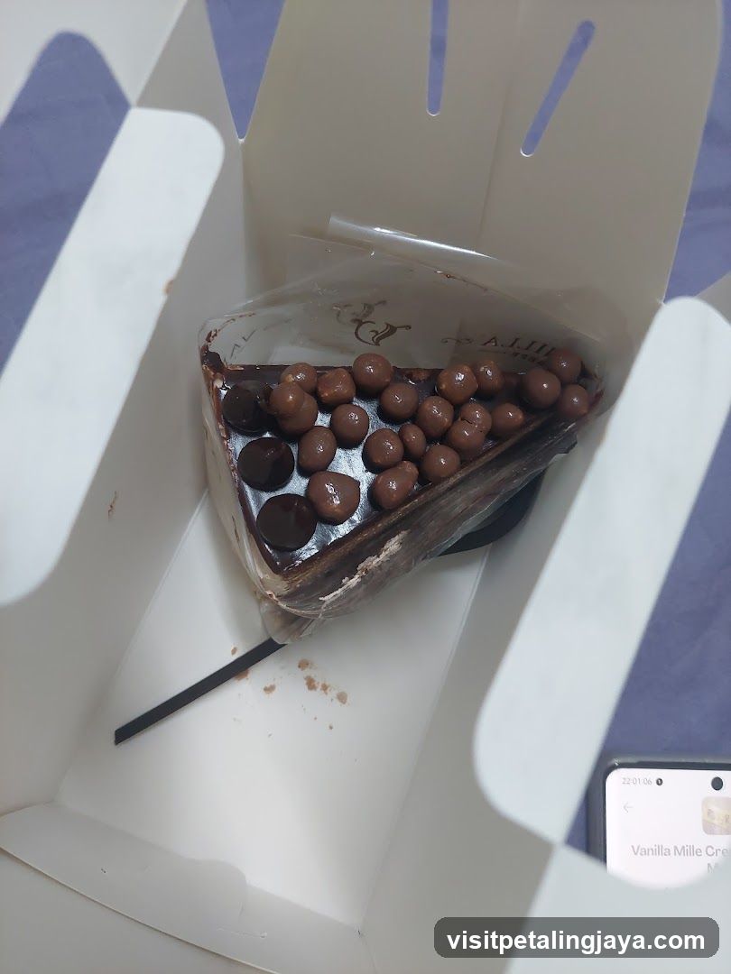Chocolate Cake Slice in Box