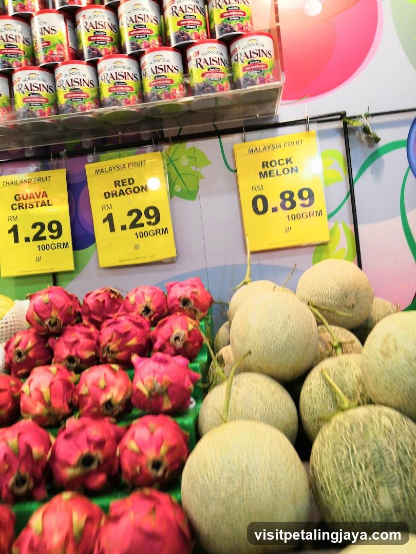 Fruit Display with Price Tags