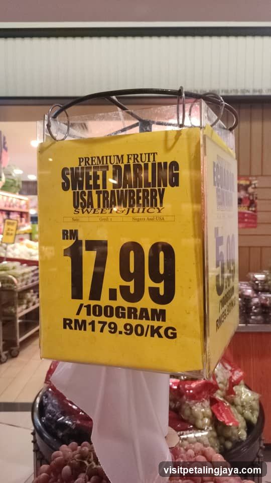 Premium Fruit Display Signage