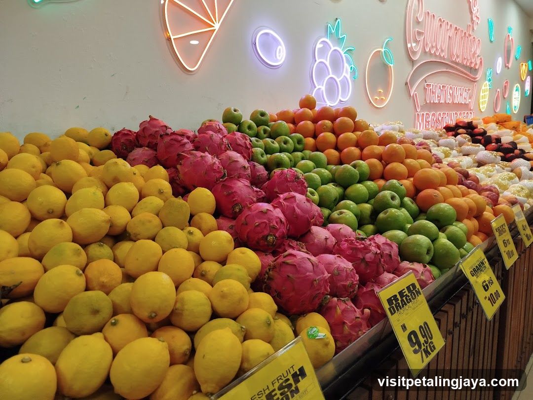 Fruit Display in Store