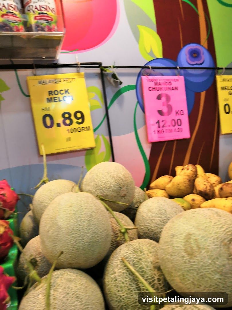 Fruit Display with Price Tags