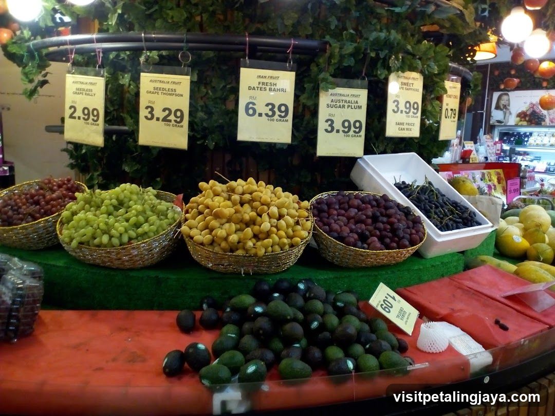 Fruit Display in Market