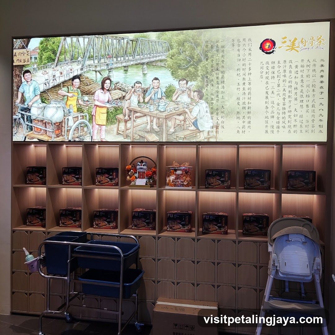 Three Rivers Tea Display Wall