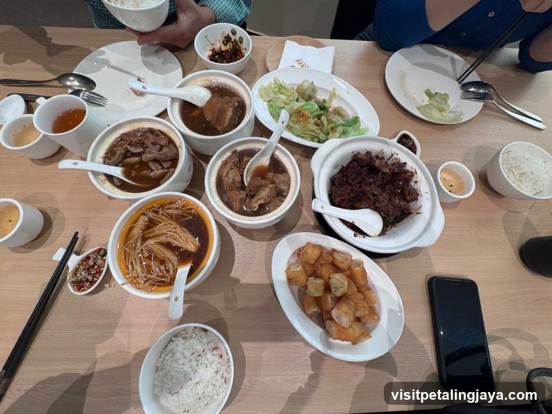 Dining Table with Chinese Cuisine