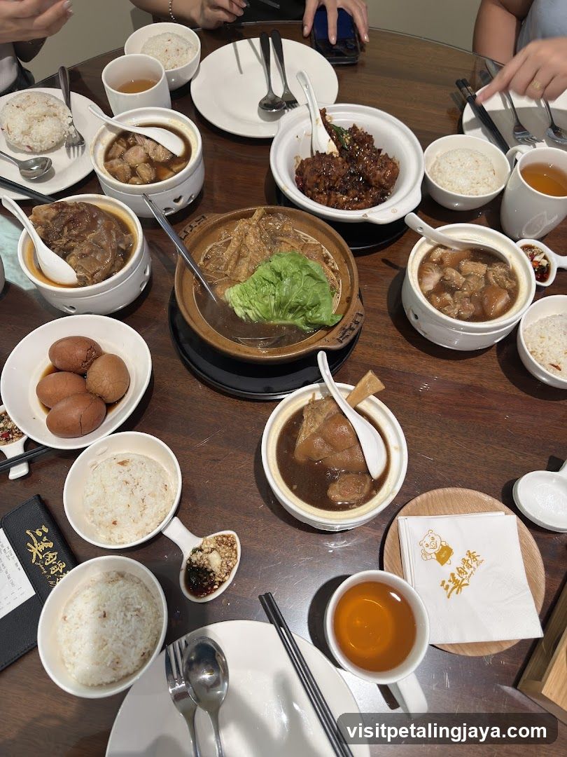 Dining Table with Chinese Cuisine