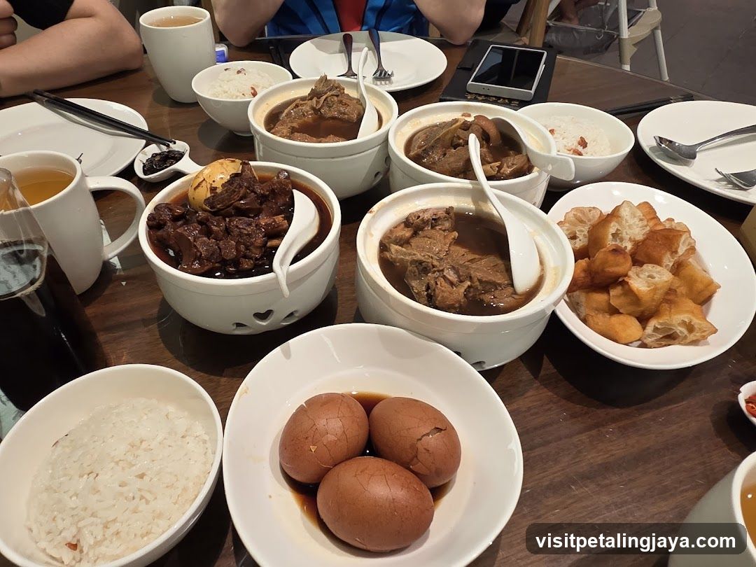 Dining Table with Chinese Dishes