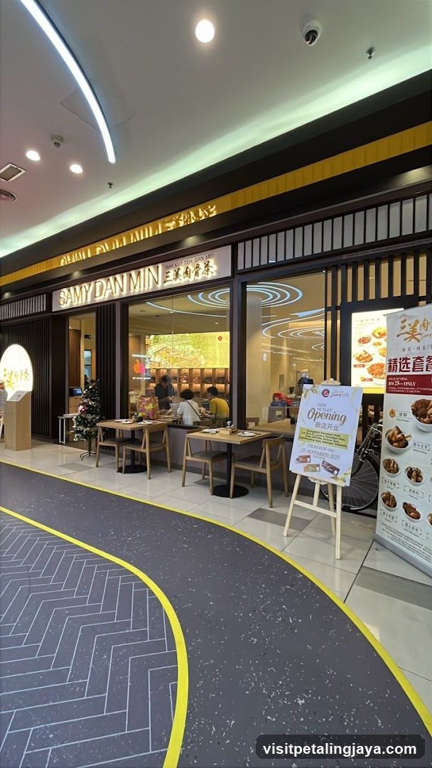 Restaurant Interior and Exterior View