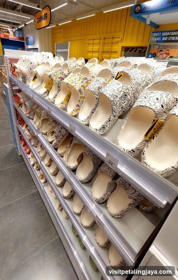 Shoe Display in Store