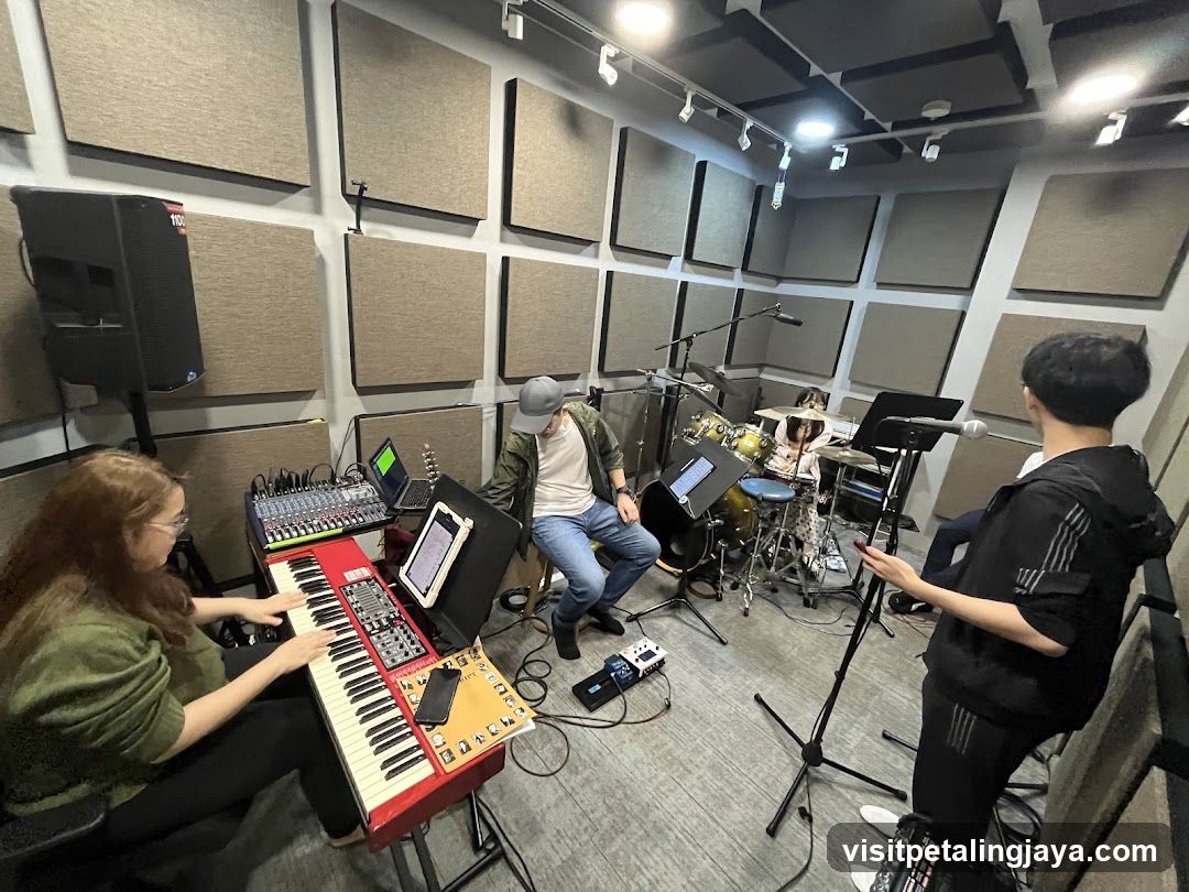 Music Studio Recording Session