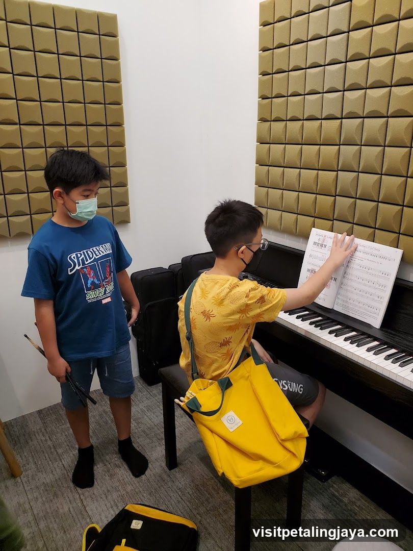 Kids in Music Room