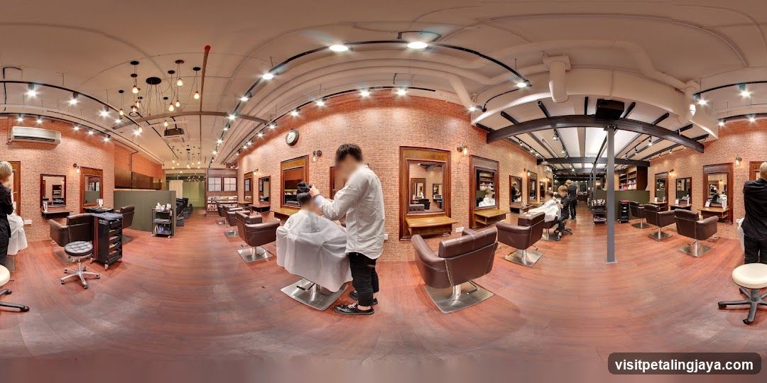 Barbershop Interior Panorama